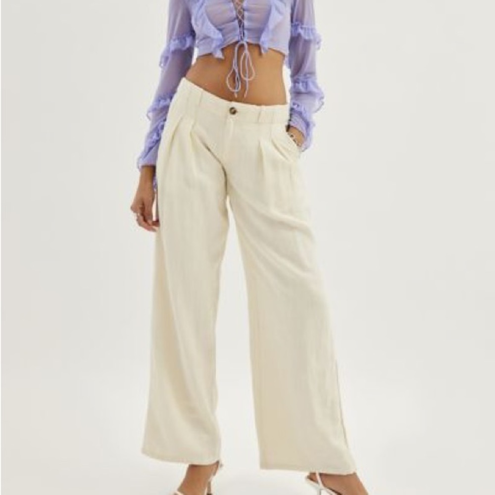 NWT linen trouser pants